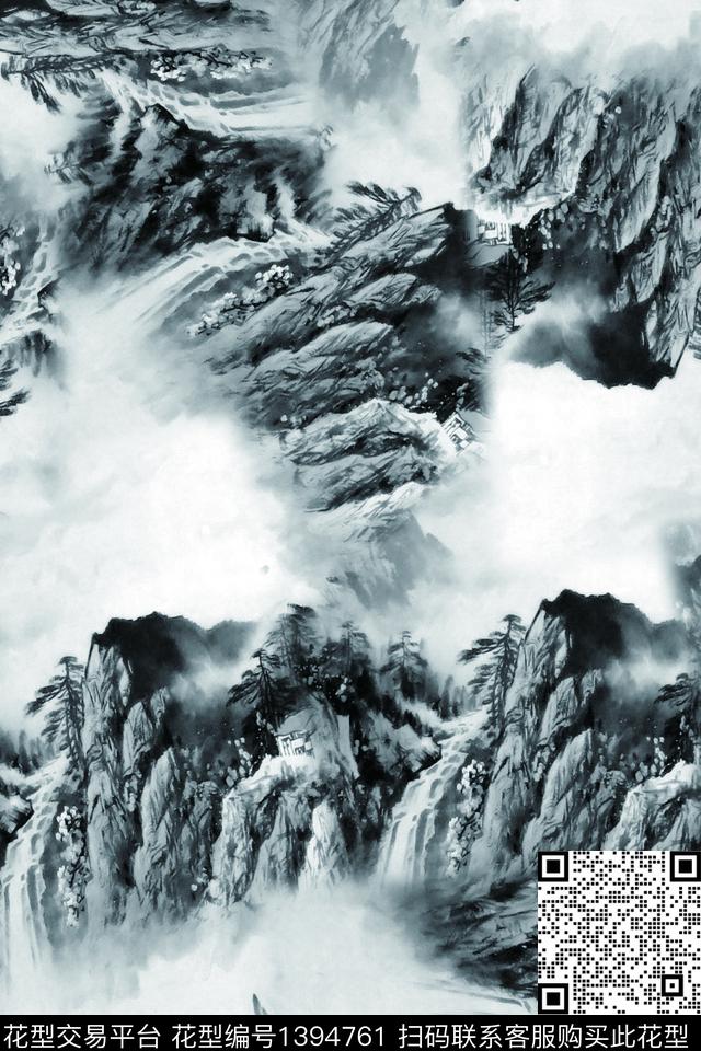 数码华亿平台山男装数码印花华亿平台下载（图片编号: 1394761） - 瓦栏（Walan）