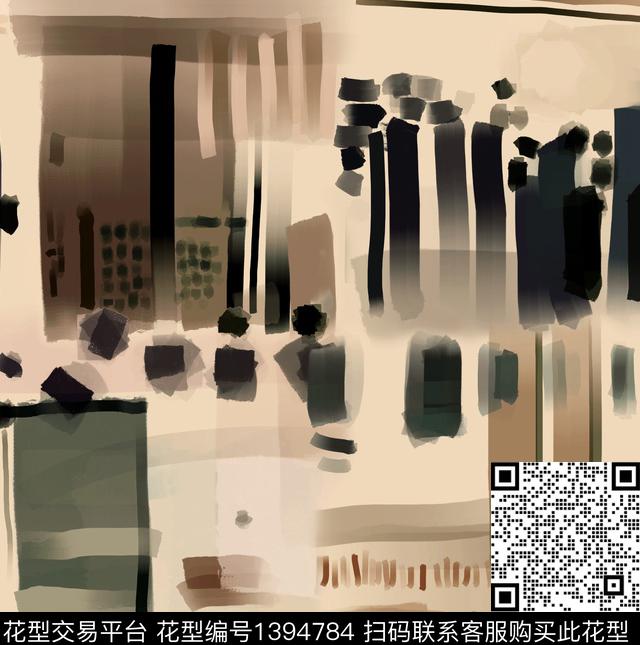 笔触审数码印花华亿平台下载（图片编号: 1394784） - 瓦栏（Walan）