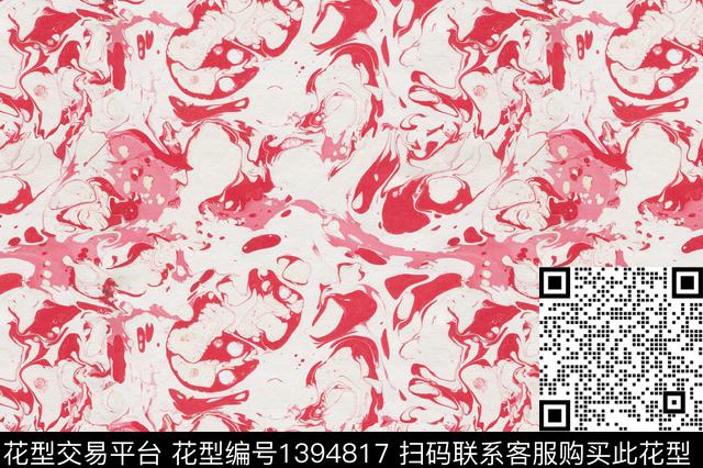 肌理抽象数码印花华亿平台下载（图片编号: 1394817） - 瓦栏（Walan）