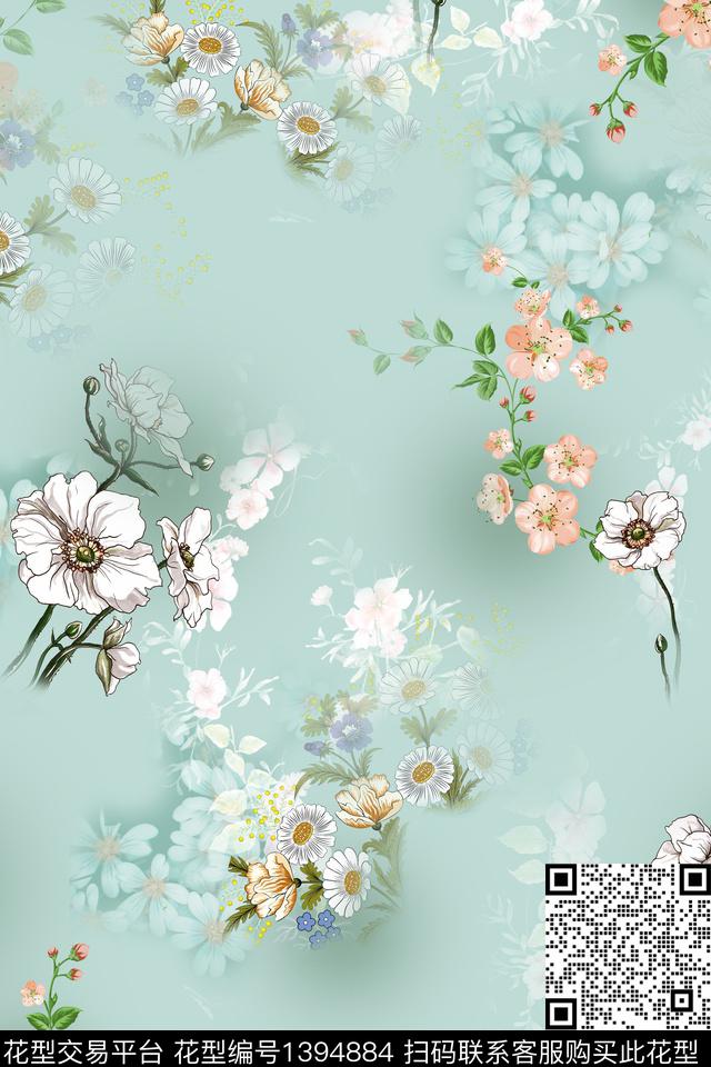 时尚简约女装数码印花华亿平台下载（图片编号: 1394884） - 瓦栏（Walan）