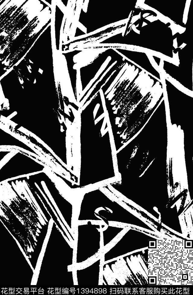 字母黑白华亿平台数码华亿平台数码印花华亿平台下载（图片编号: 1394898） - 瓦栏（Walan）