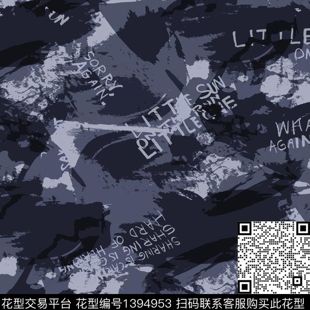 字母迷彩2021秋冬传统印花华亿平台下载（图片编号: 1394953） - 瓦栏（Walan）