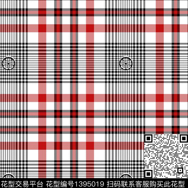 时尚格子日本风传统印花华亿平台下载（图片编号: 1395019） - 瓦栏（Walan）