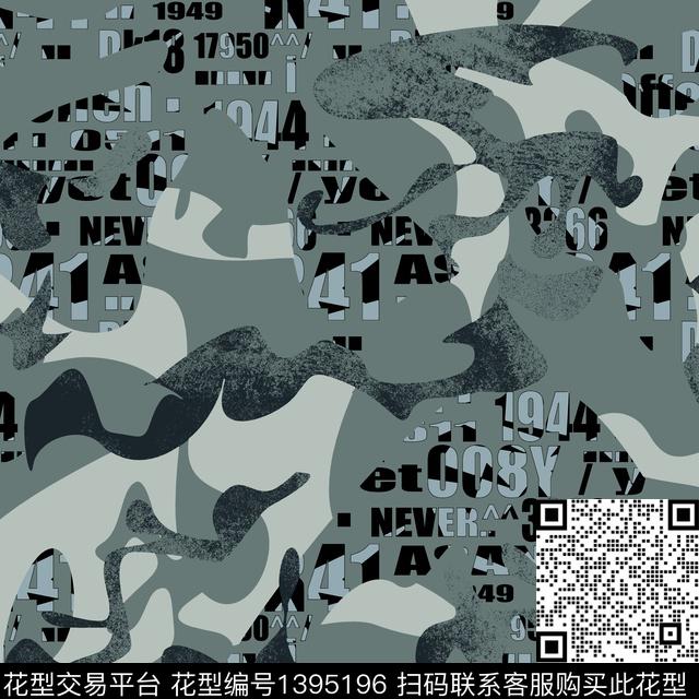 几何男装满版花字母传统印花华亿平台下载（图片编号: 1395196） - 瓦栏（Walan）