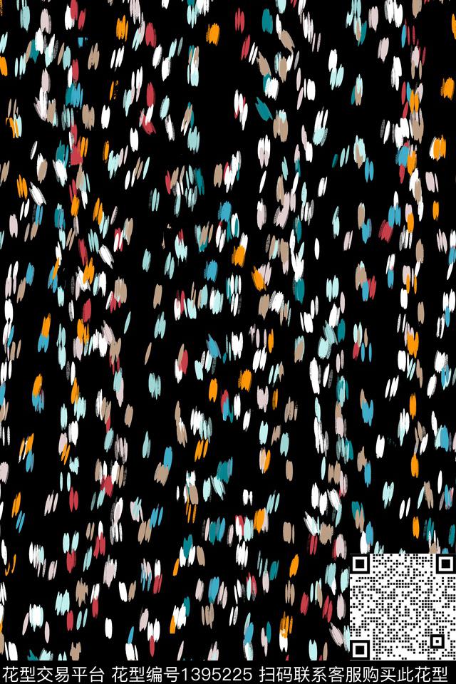 几何时尚真丝数码印花华亿平台下载（图片编号: 1395225） - 瓦栏（Walan）