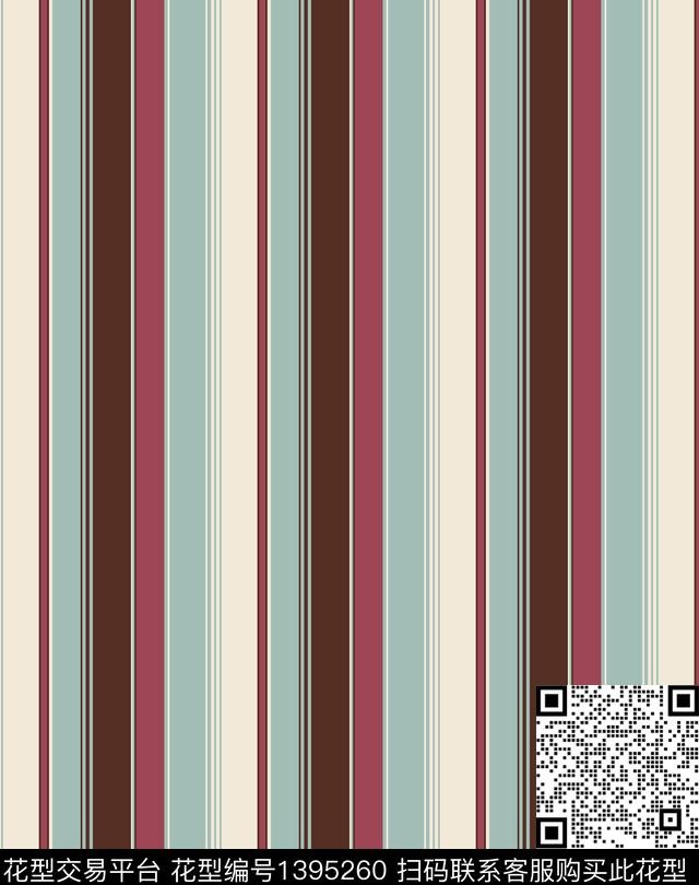 大牌风彩色条纹商务男装条纹简约条纹传统印花华亿平台下载（图片编号: 1395260） - 瓦栏（Walan）