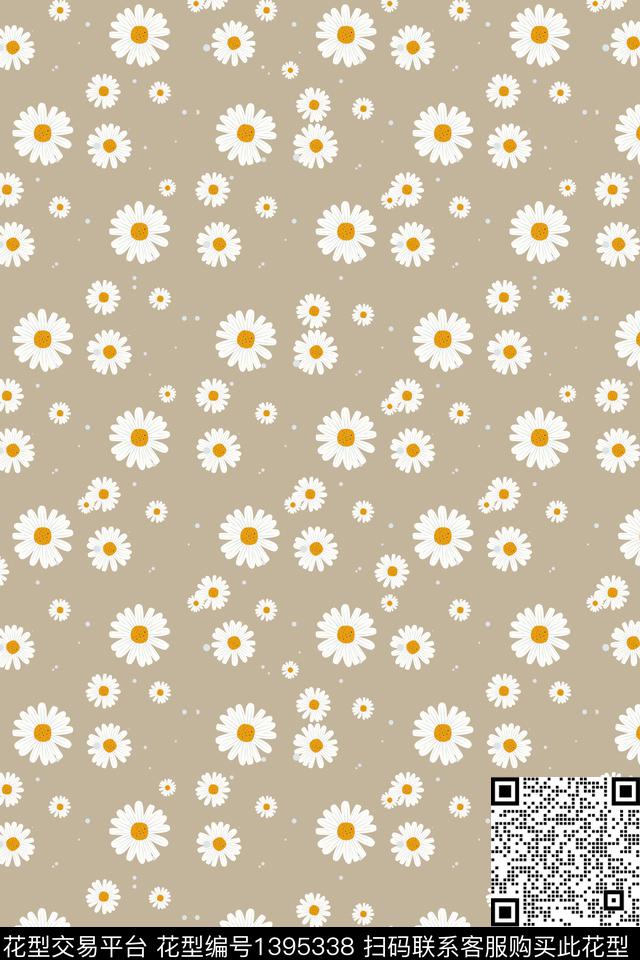 连衣裙清爽底花卉年轻女性传统印花华亿平台下载（图片编号: 1395338） - 瓦栏（Walan）