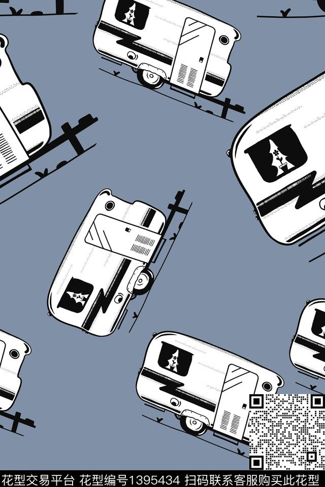 玩具创意房车数码印花华亿平台下载（图片编号: 1395434） - 瓦栏（Walan）