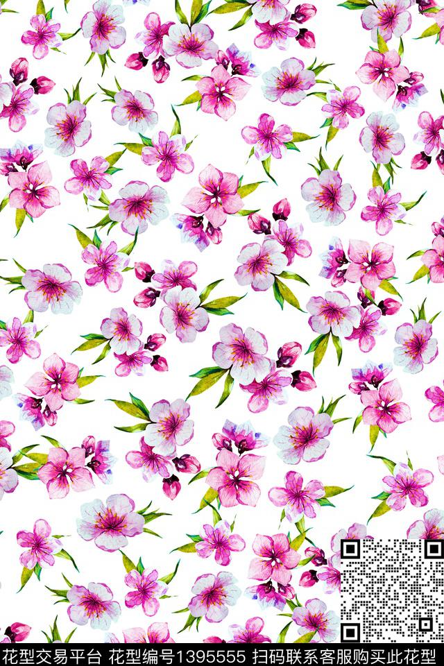 时尚大牌风休闲数码印花华亿平台下载（图片编号: 1395555） - 瓦栏（Walan）