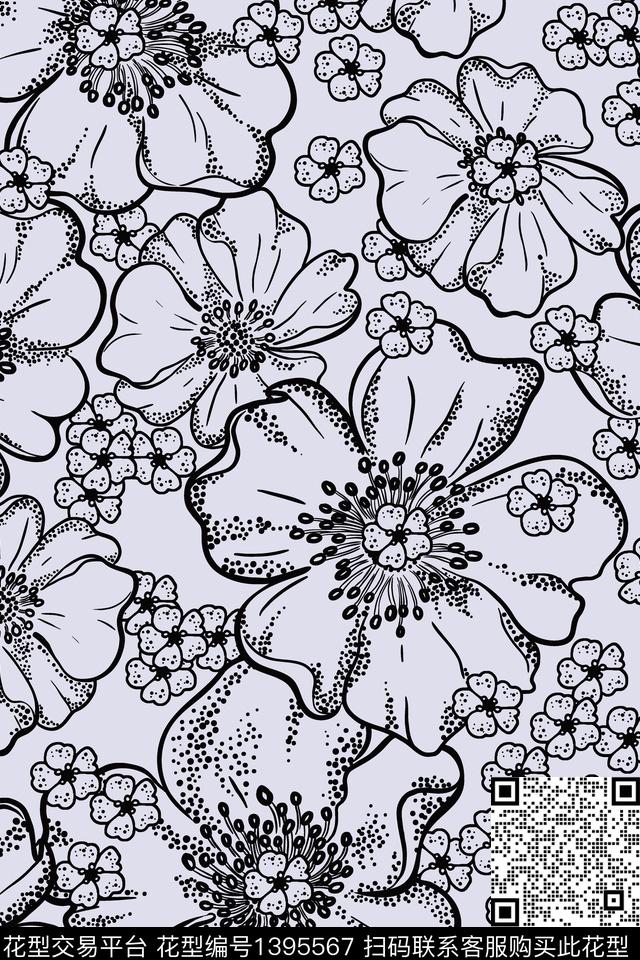 大牌风素雅简约传统印花华亿平台下载（图片编号: 1395567） - 瓦栏（Walan）