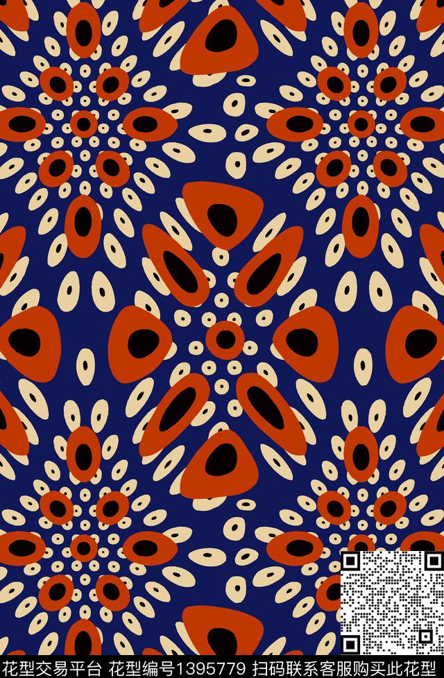 几何菱形男装传统印花华亿平台下载（图片编号: 1395779） - 瓦栏（Walan）