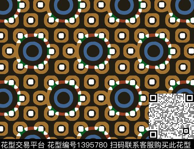 几何菱形男装传统印花华亿平台下载（图片编号: 1395780） - 瓦栏（Walan）