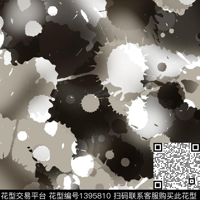 几何男装满版花大牌风传统印花华亿平台下载（图片编号: 1395810） - 瓦栏（Walan）