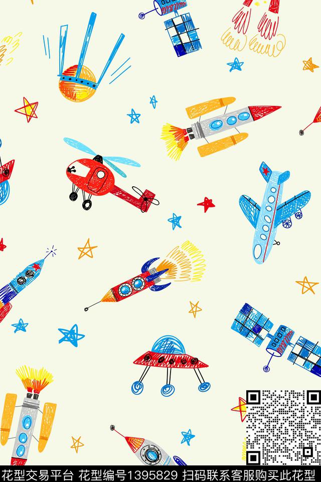 童装卡通趣味数码印花华亿平台下载（图片编号: 1395829） - 瓦栏（Walan）