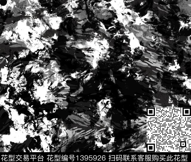 几何字母数码华亿平台数码印花华亿平台下载（图片编号: 1395926） - 瓦栏（Walan）