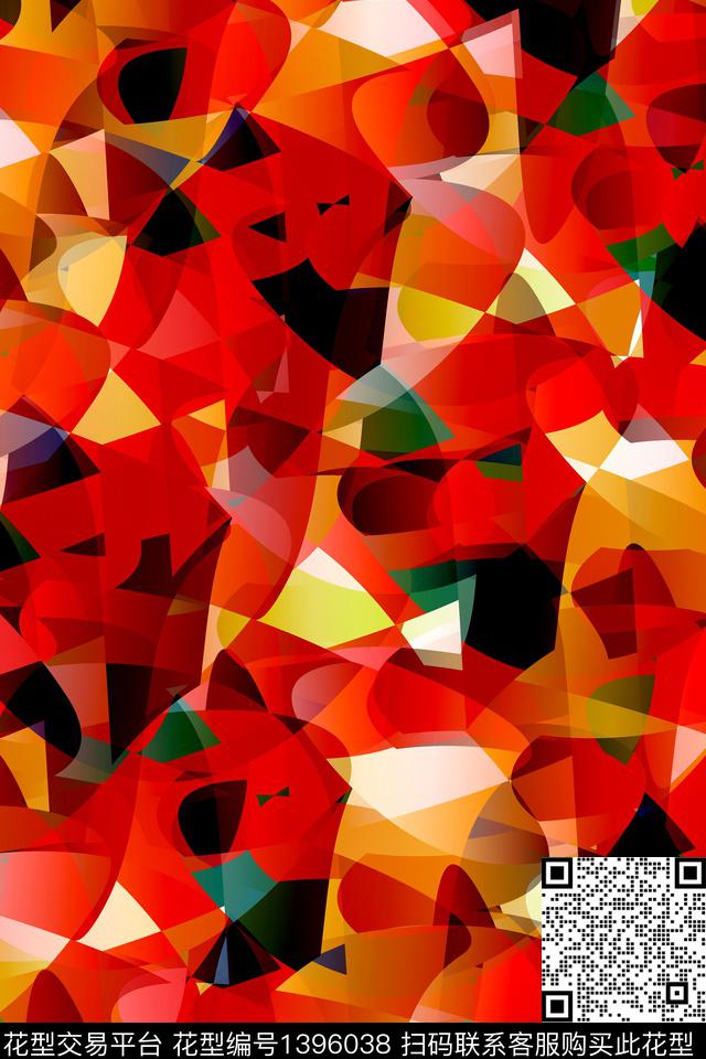 抽象男装家居服户外传统印花华亿平台下载（图片编号: 1396038） - 瓦栏（Walan）