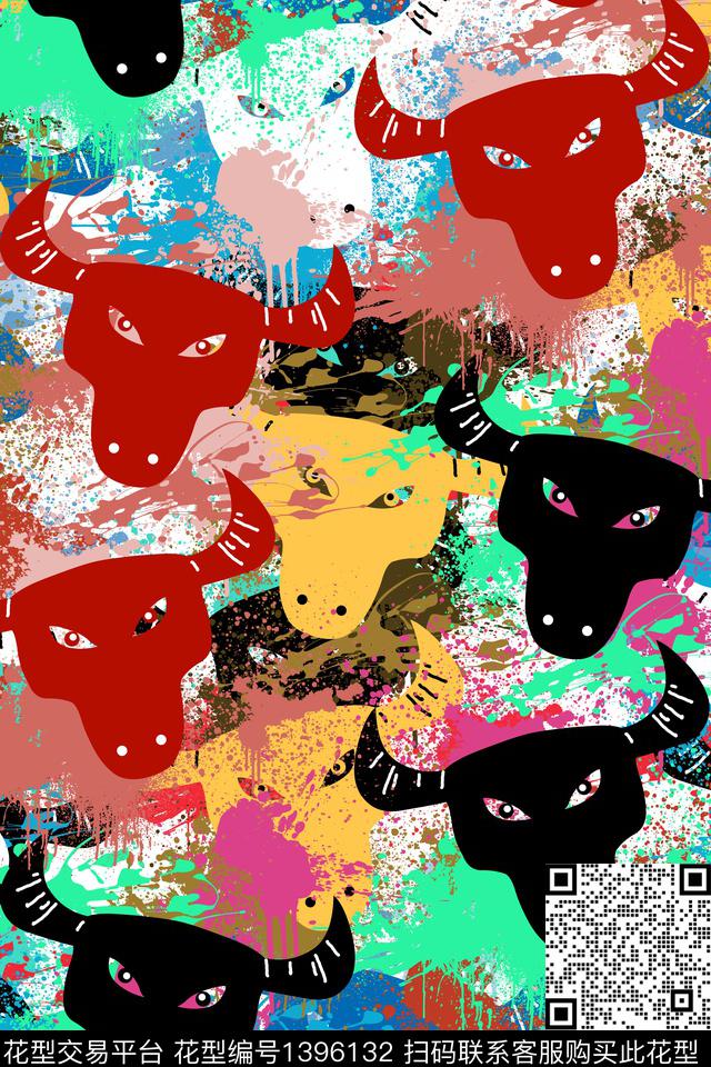 抽象男装家居服户外传统印花华亿平台下载（图片编号: 1396132） - 瓦栏（Walan）