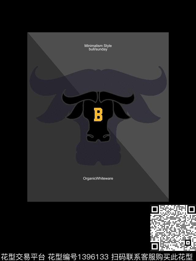 几何简约动物数码印花华亿平台下载（图片编号: 1396133） - 瓦栏（Walan）