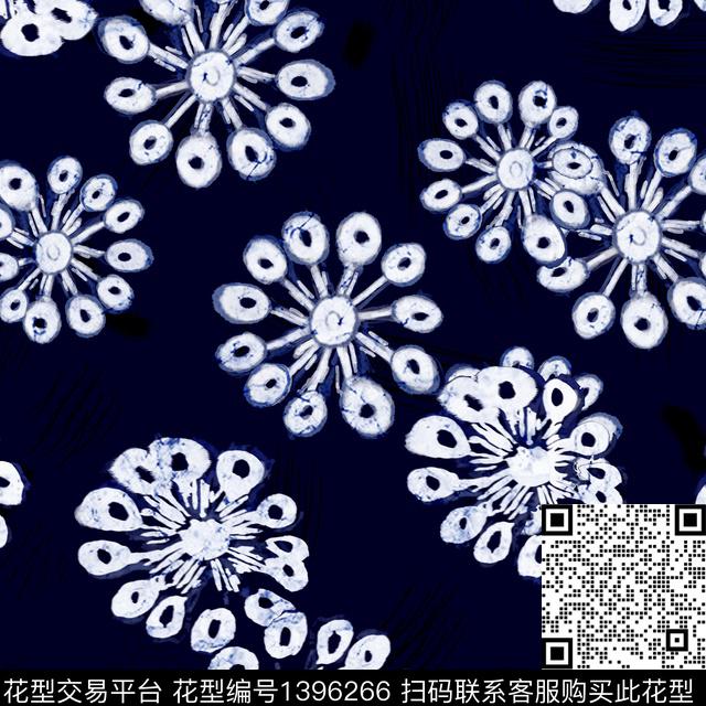 几何扎染华亿平台水墨风数码印花华亿平台下载（图片编号: 1396266） - 瓦栏（Walan）