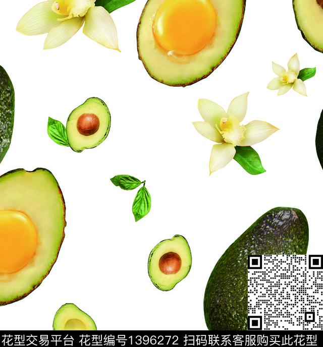 数码华亿平台大牌风小清新数码印花华亿平台下载（图片编号: 1396272） - 瓦栏（Walan）