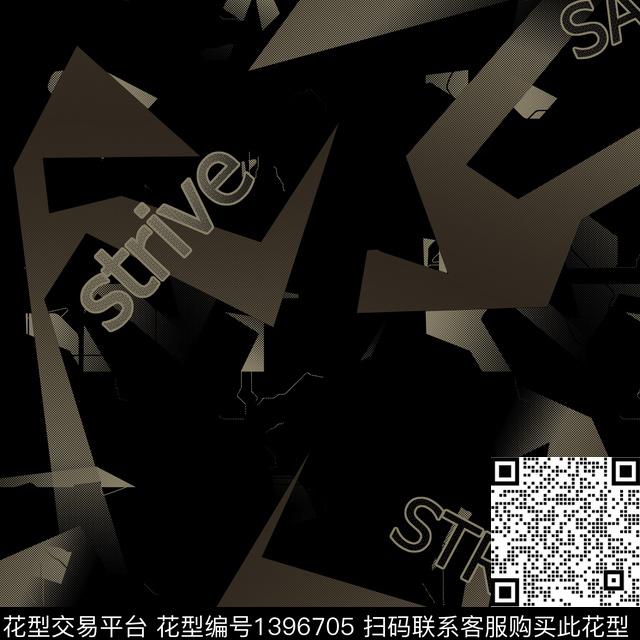 几何字母男装满版花传统印花华亿平台下载（图片编号: 1396705） - 瓦栏（Walan）