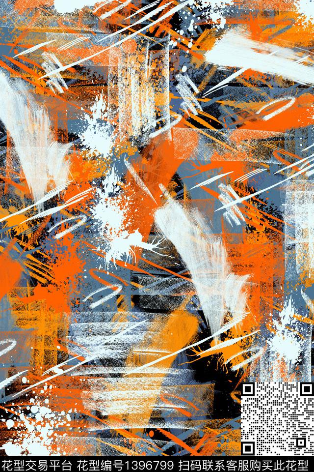 抽象男装家居服户外传统印花华亿平台下载（图片编号: 1396799） - 瓦栏（Walan）