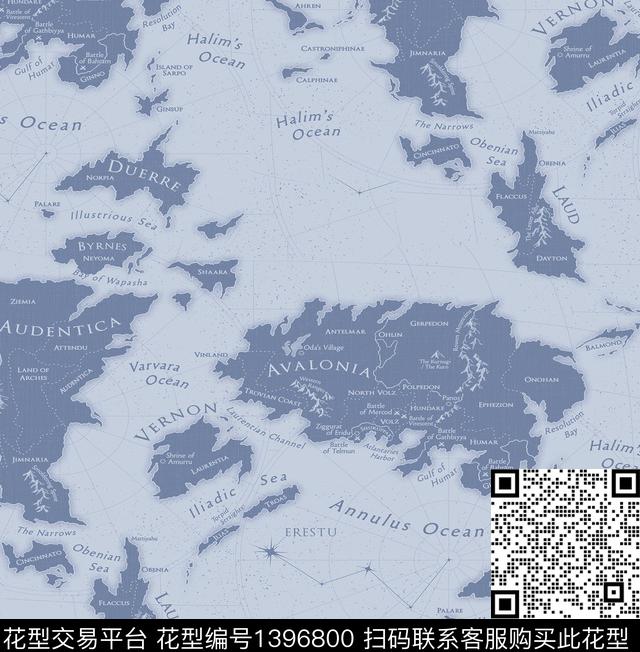 地图字母夹克印花数码印花华亿平台下载（图片编号: 1396800） - 瓦栏（Walan）