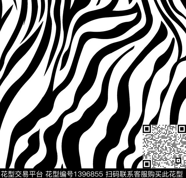 几何花卉大牌风数码印花华亿平台下载（图片编号: 1396855） - 瓦栏（Walan）