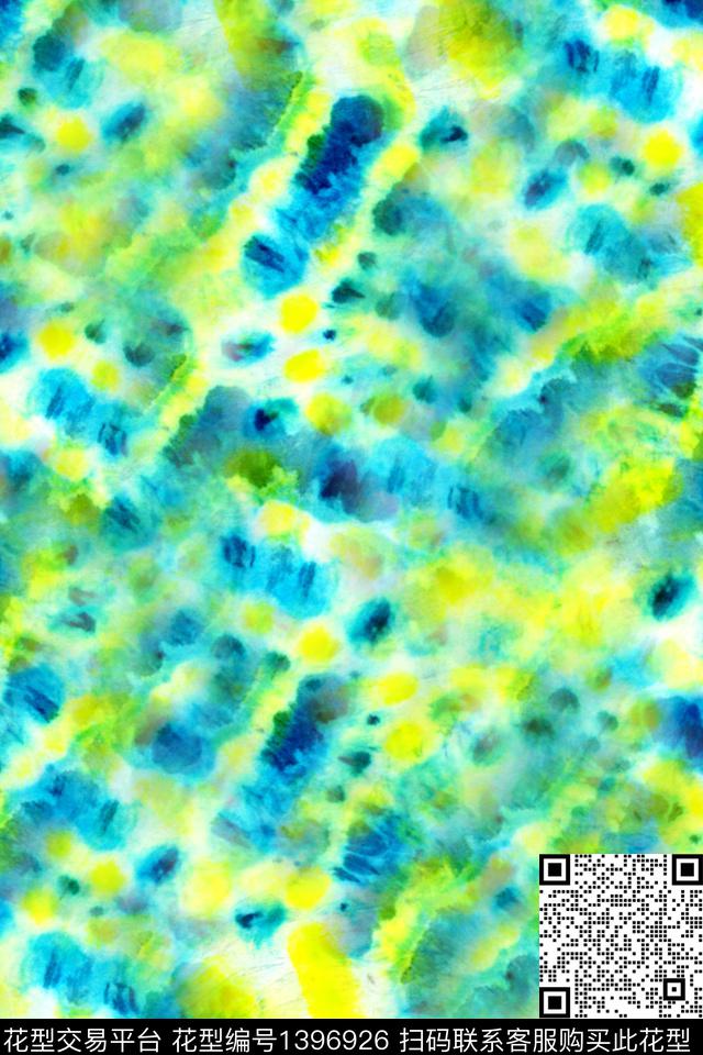 扎染华亿平台迷彩大牌风数码印花华亿平台下载（图片编号: 1396926） - 瓦栏（Walan）