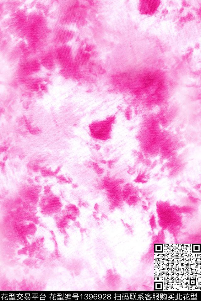 时尚扎染华亿平台大牌风数码印花华亿平台下载（图片编号: 1396928） - 瓦栏（Walan）