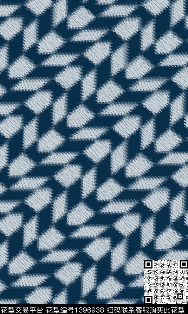 扎染华亿平台洋阳---扎染几何扎染传统印花华亿平台下载（图片编号: 1396938） - 瓦栏（Walan）