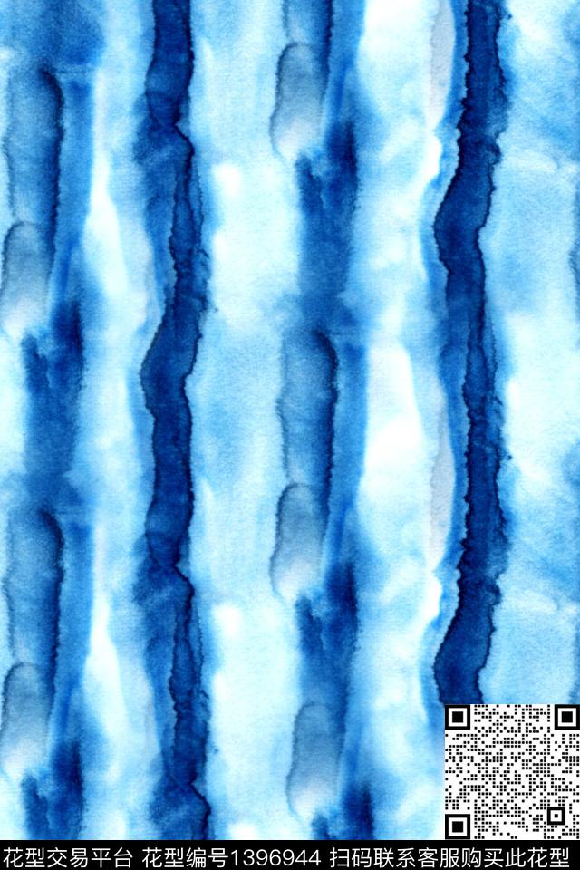 扎染华亿平台大牌风清新时尚数码印花华亿平台下载（图片编号: 1396944） - 瓦栏（Walan）