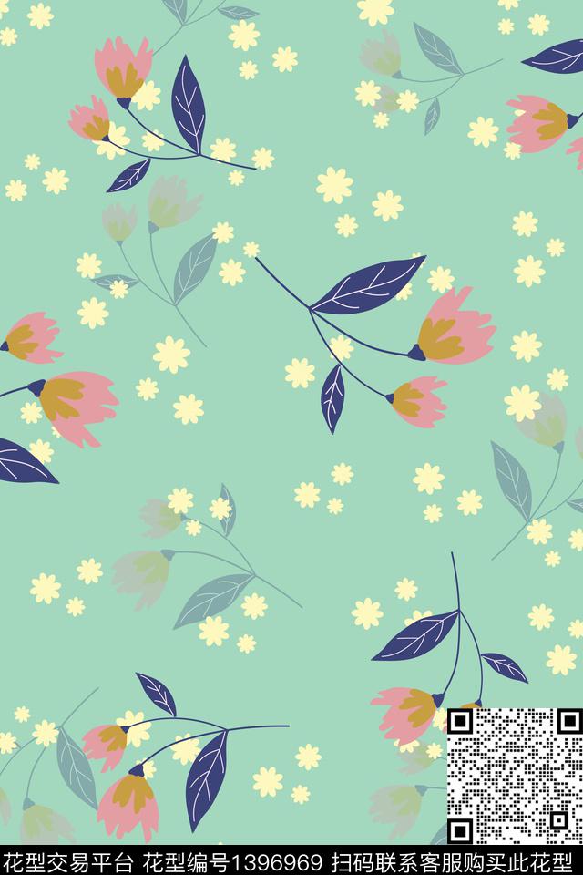 女装复古中国风数码印花华亿平台下载（图片编号: 1396969） - 瓦栏（Walan）