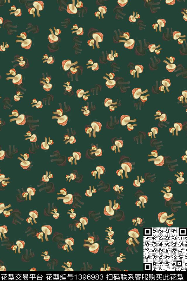 连衣裙女装小碎花数码印花华亿平台下载（图片编号: 1396983） - 瓦栏（Walan）