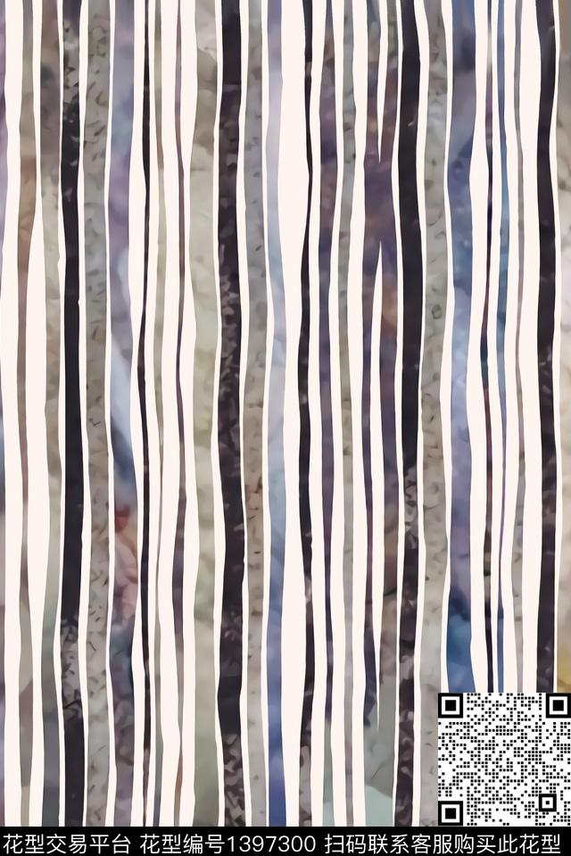 几何民族风条纹数码印花华亿平台下载（图片编号: 1397300） - 瓦栏（Walan）