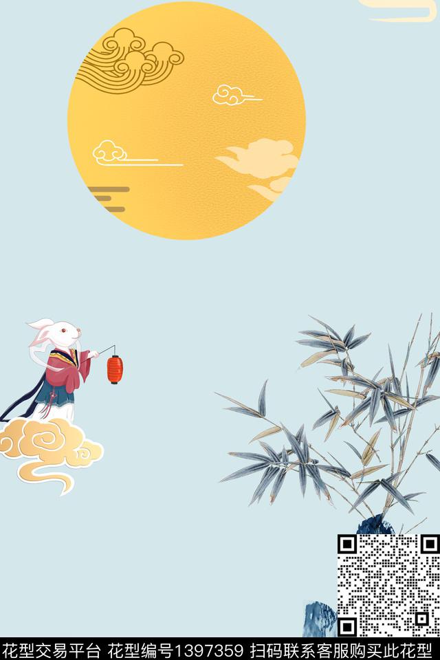 数码华亿平台大牌风中国风数码印花华亿平台下载（图片编号: 1397359） - 瓦栏（Walan）