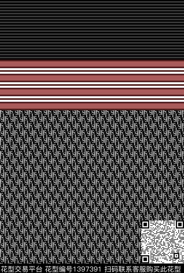 字母商务大牌风传统印花华亿平台下载（图片编号: 1397391） - 瓦栏（Walan）