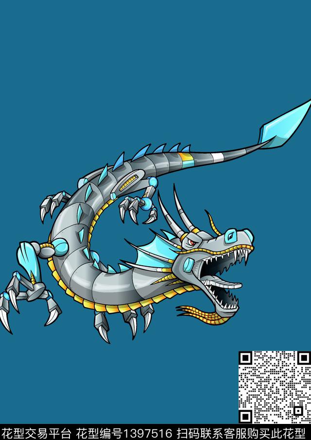 数码定位花大牌风动物数码印花华亿平台下载（图片编号: 1397516） - 瓦栏（Walan）