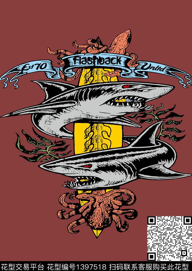 男装定位花数码定位花动物数码印花华亿平台下载（图片编号: 1397518） - 瓦栏（Walan）