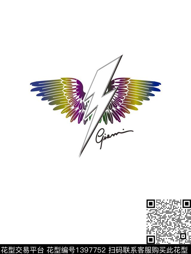 几何字母大牌风传统印花华亿平台下载（图片编号: 1397752） - 瓦栏（Walan）