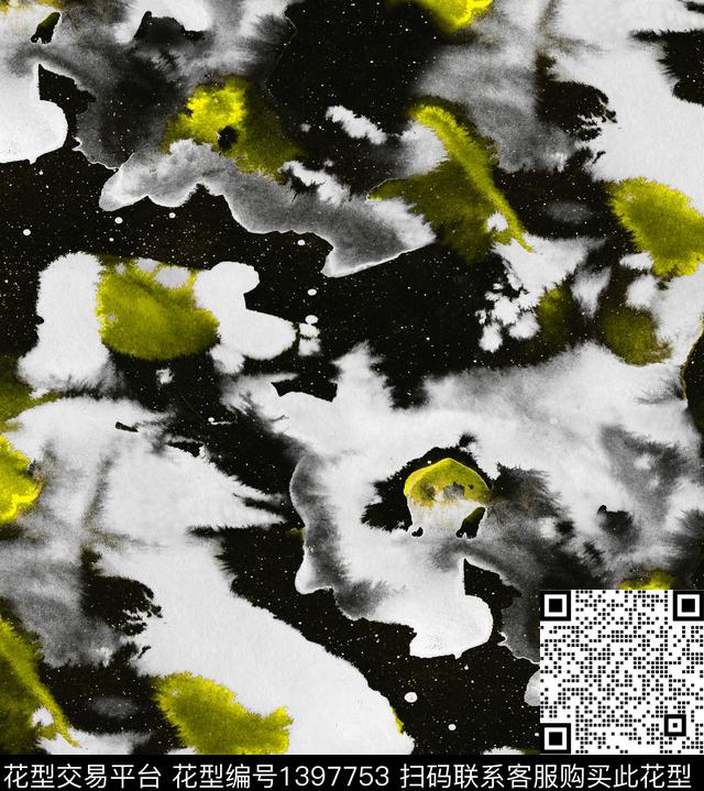 字母宇宙老虎数码印花华亿平台下载（图片编号: 1397753） - 瓦栏（Walan）