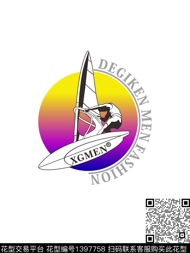 几何字母大牌风传统印花华亿平台下载（图片编号: 1397758） - 瓦栏（Walan）