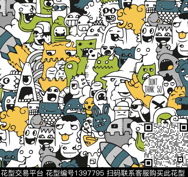 日本动漫审童装传统印花华亿平台下载（图片编号: 1397795） - 瓦栏（Walan）