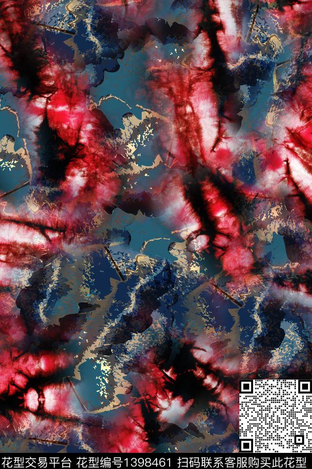 几何数码华亿平台抽象数码印花华亿平台下载（图片编号: 1398461） - 瓦栏（Walan）