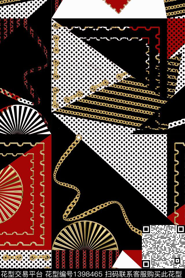 几何数码华亿平台抽象数码印花华亿平台下载（图片编号: 1398465） - 瓦栏（Walan）