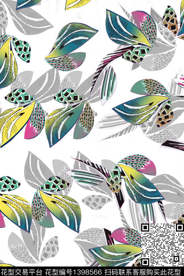 几何简约数码华亿平台数码印花华亿平台下载（图片编号: 1398566） - 瓦栏（Walan）