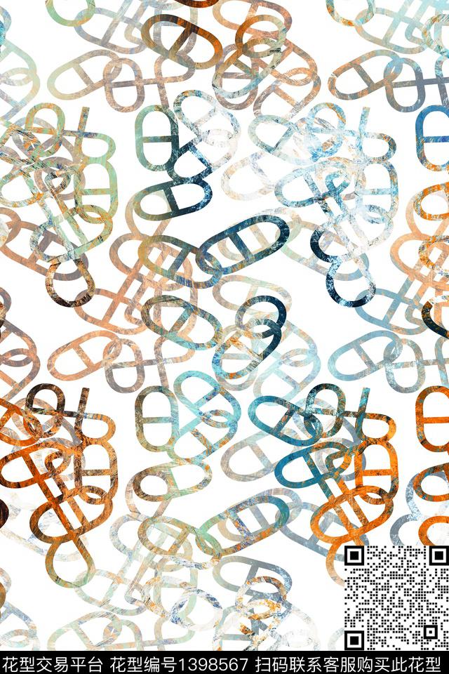 几何简约数码华亿平台数码印花华亿平台下载（图片编号: 1398567） - 瓦栏（Walan）