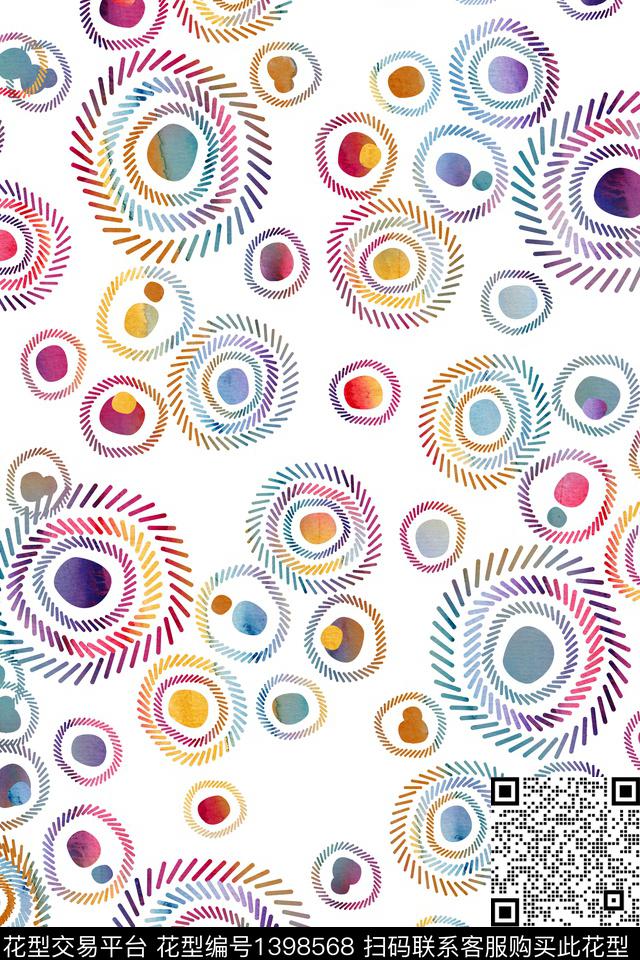 几何简约数码华亿平台数码印花华亿平台下载（图片编号: 1398568） - 瓦栏（Walan）