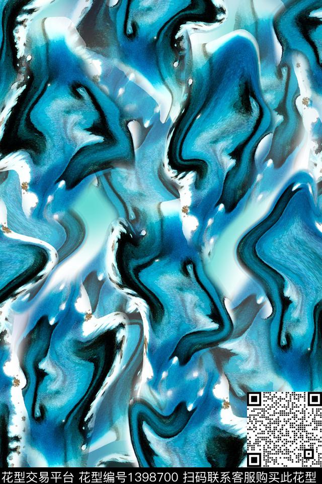 肌理数码华亿平台扎染华亿平台数码印花华亿平台下载（图片编号: 1398700） - 瓦栏（Walan）