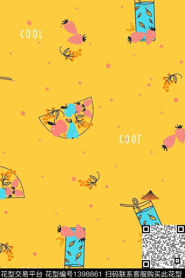 数码华亿平台女装卡通数码印花华亿平台下载（图片编号: 1398861） - 瓦栏（Walan）